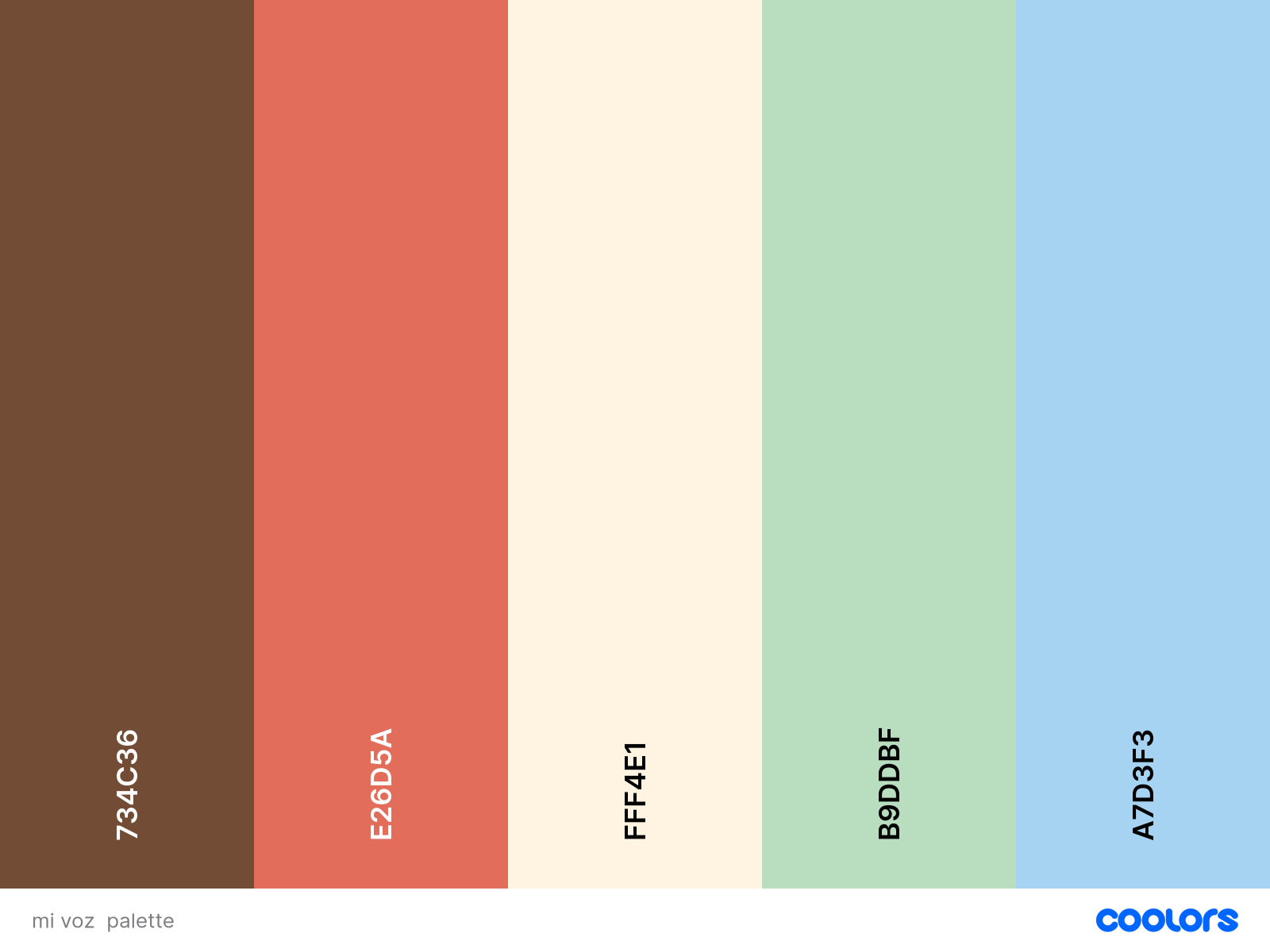 Mi Voz Color Palette